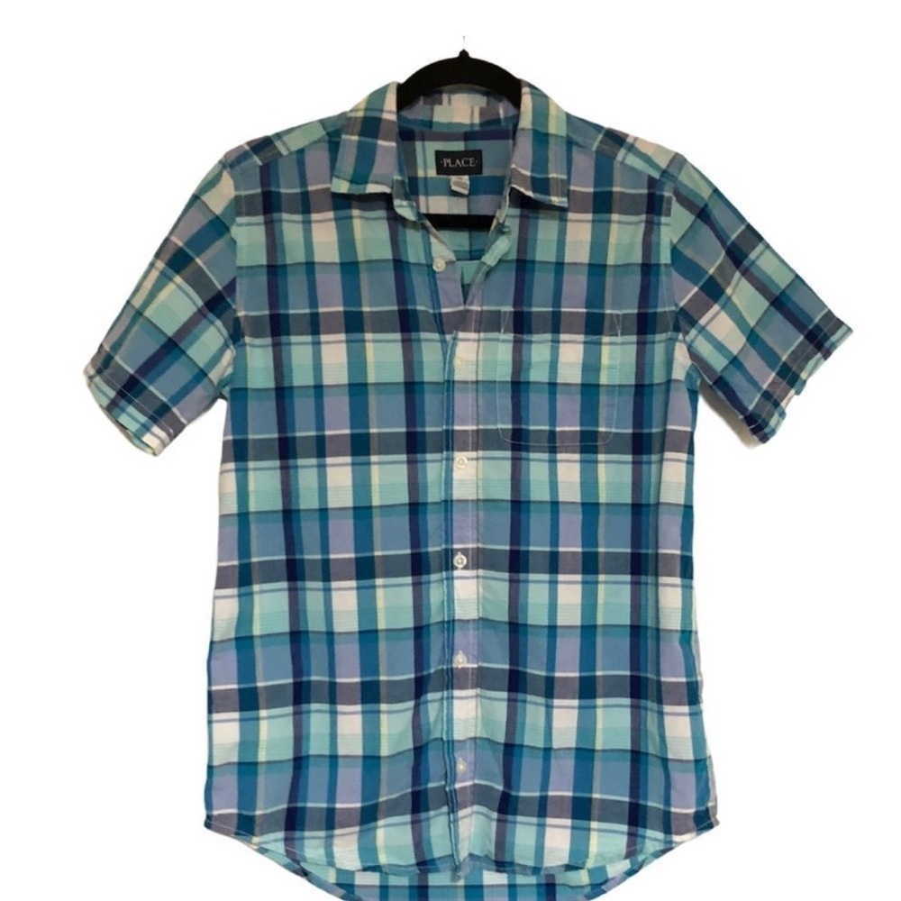 New with tags- Boys Summer Madras Top